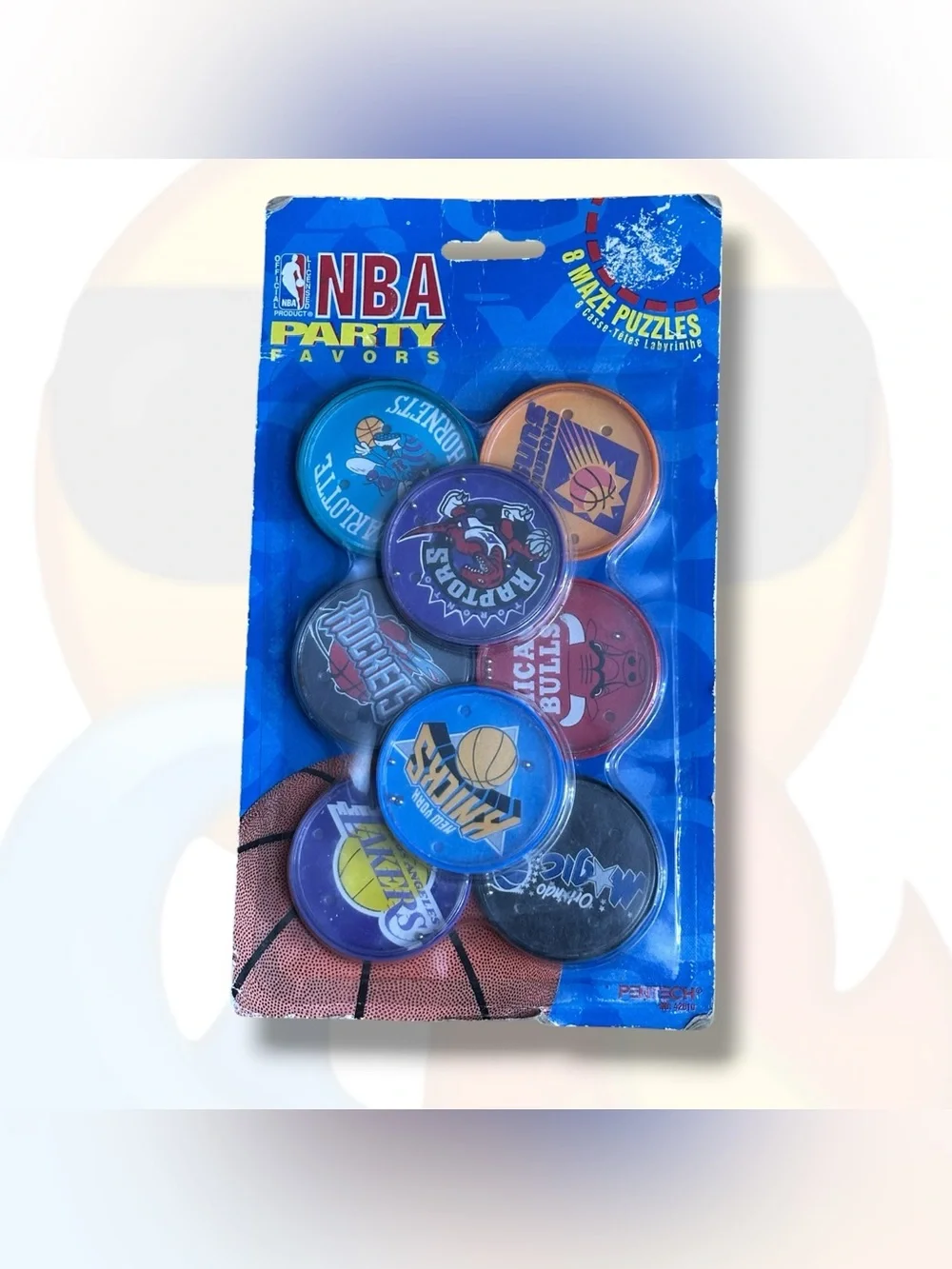 Vintage 90’s NBA VHS Tape & NBA Party Favors Bundle